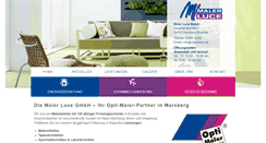 Desktop Screenshot of malerluce.de